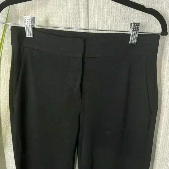 Theory Women’s 2 Black Garetto Fixture Ponte Wide Leg Dress Stretch Dress Pants - Picture 3 of 15